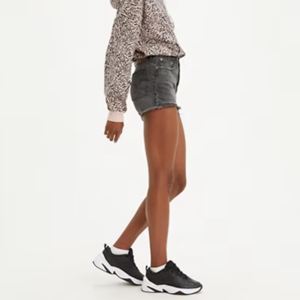 Levi’s 501 Original Women’s High Waist Button Fly Cut Off Jean Shorts